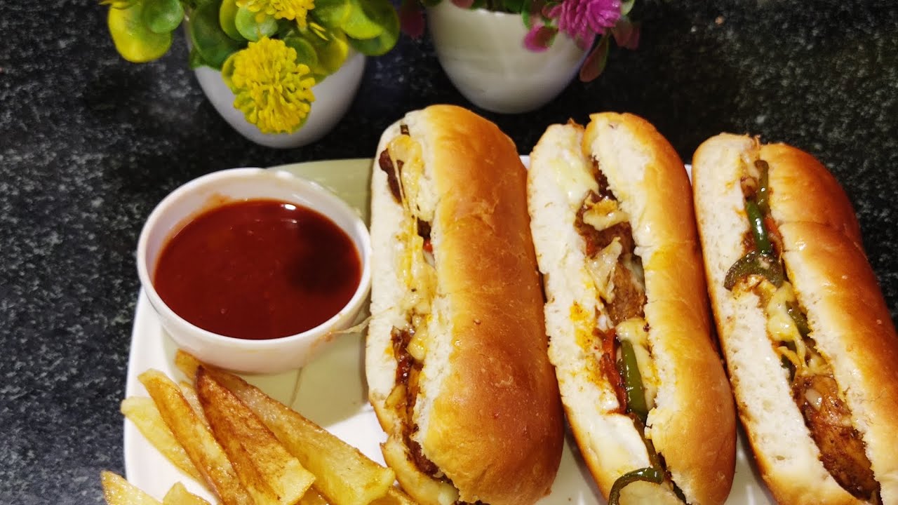 jhat pat banne wale chicken hot buns||bakery style chicken hot buns@recipe by shamama