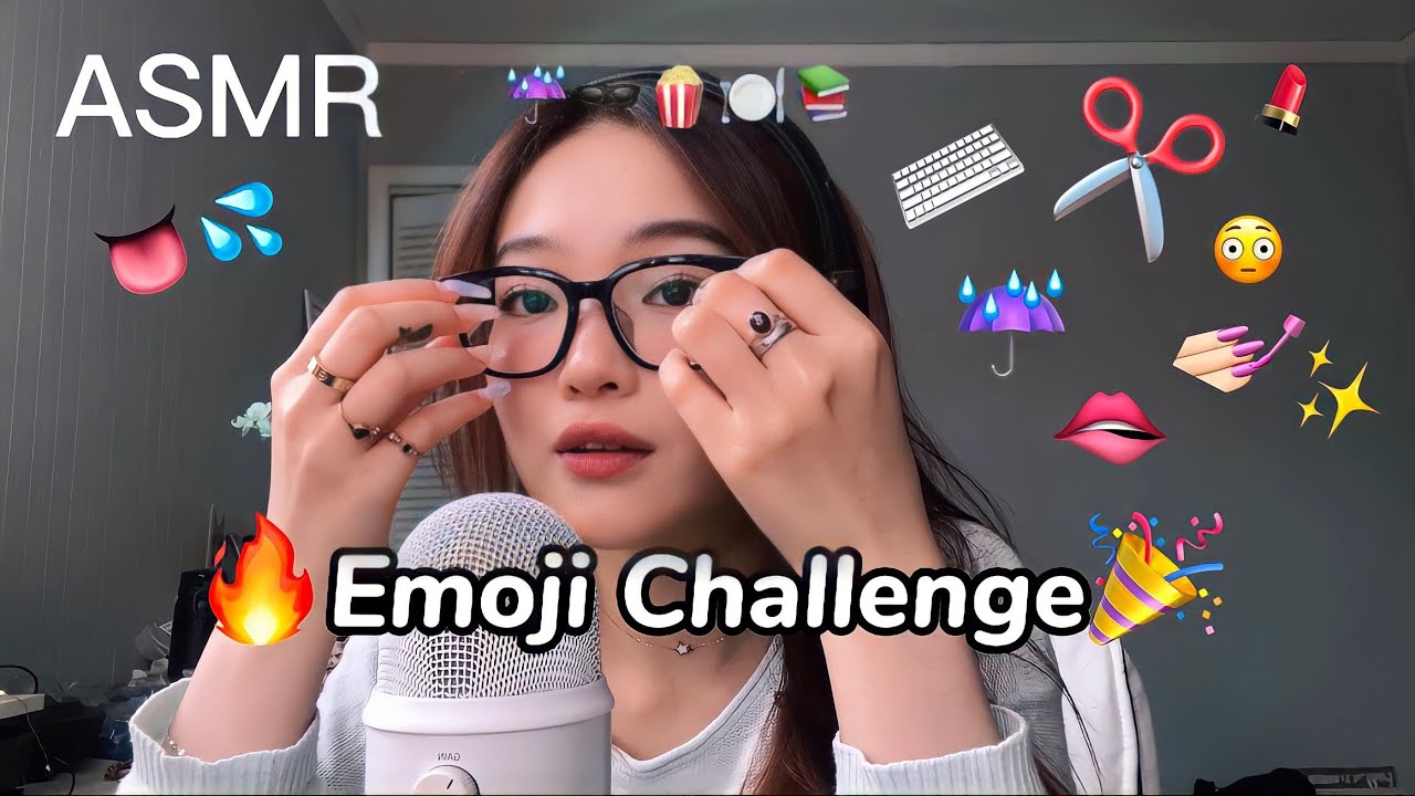 ASMR // 40 phút💤Emoji Challenge!🔥- tapping, mouthsounds, roleplay nhẹ, whispering... | Deadzonnne
