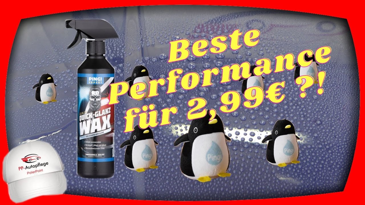 PINGI Expert Quick Glanz Wax // Erstkontakt