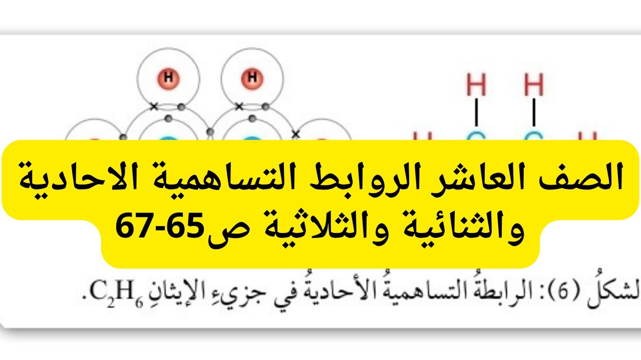 (28) الصف العاشر الروابط التساهمية 