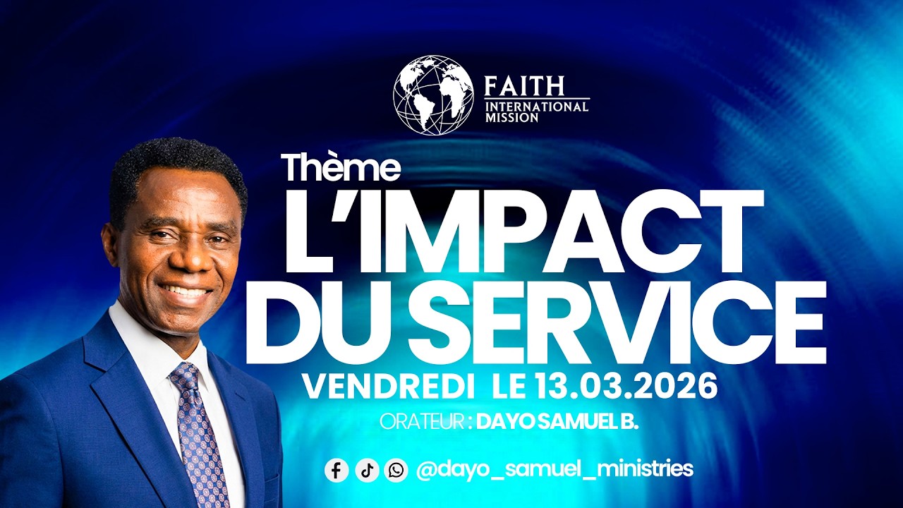 Culte d'Explosion de la Parole  avec l'Ambassadeur Dayo Samuel B. | Dimanche 15.03.2026