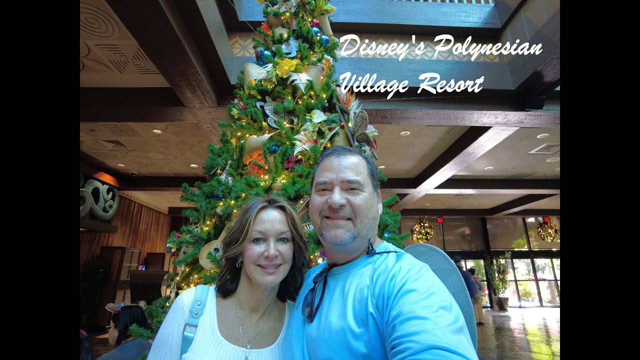 Disney's Polynesian Resort and NEW Island Tower Christmas Decorations and Resort Tour