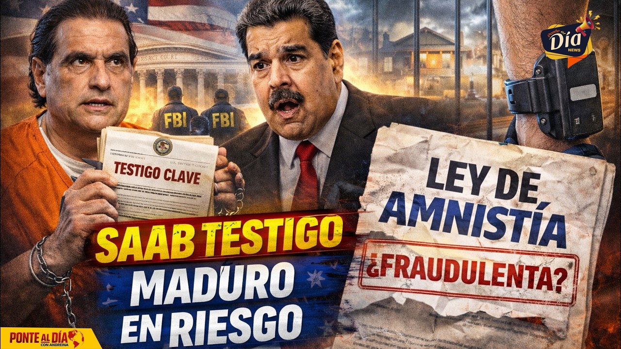 &iexcl;ALEX SAAB TESTIGO CLAVE! CONTRA NICOLAS MADURO - ANALISIS COMPLETO - PONTE AL DIA