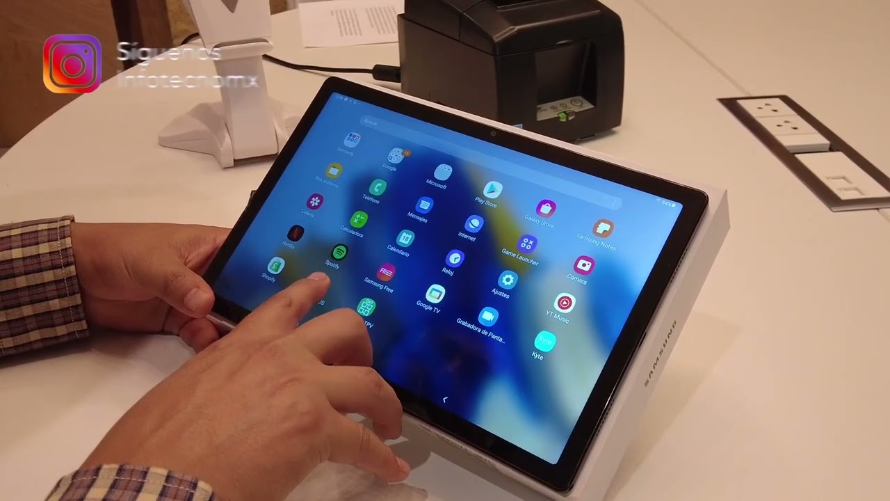 Tableta Samsung Galaxy Tab A8 para Punto de Venta Movil Unboxing y Review Tablet Android Gadget