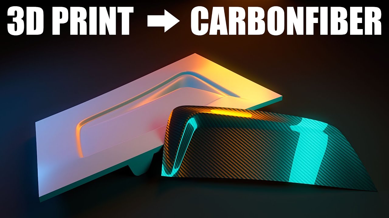 DIY Carbon Fiber Car Part Using 3D Printed Mold (Start to Finish)