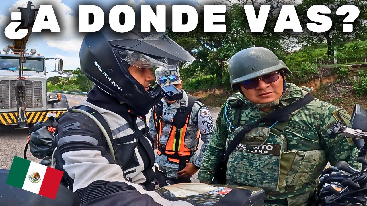 Causo INTRIGA en el EJERCITO de MEXICO 🇲🇽 / Cap 160 - MEXICO / TRIPLTEK / USHUAIA a ALASKA en MOTO