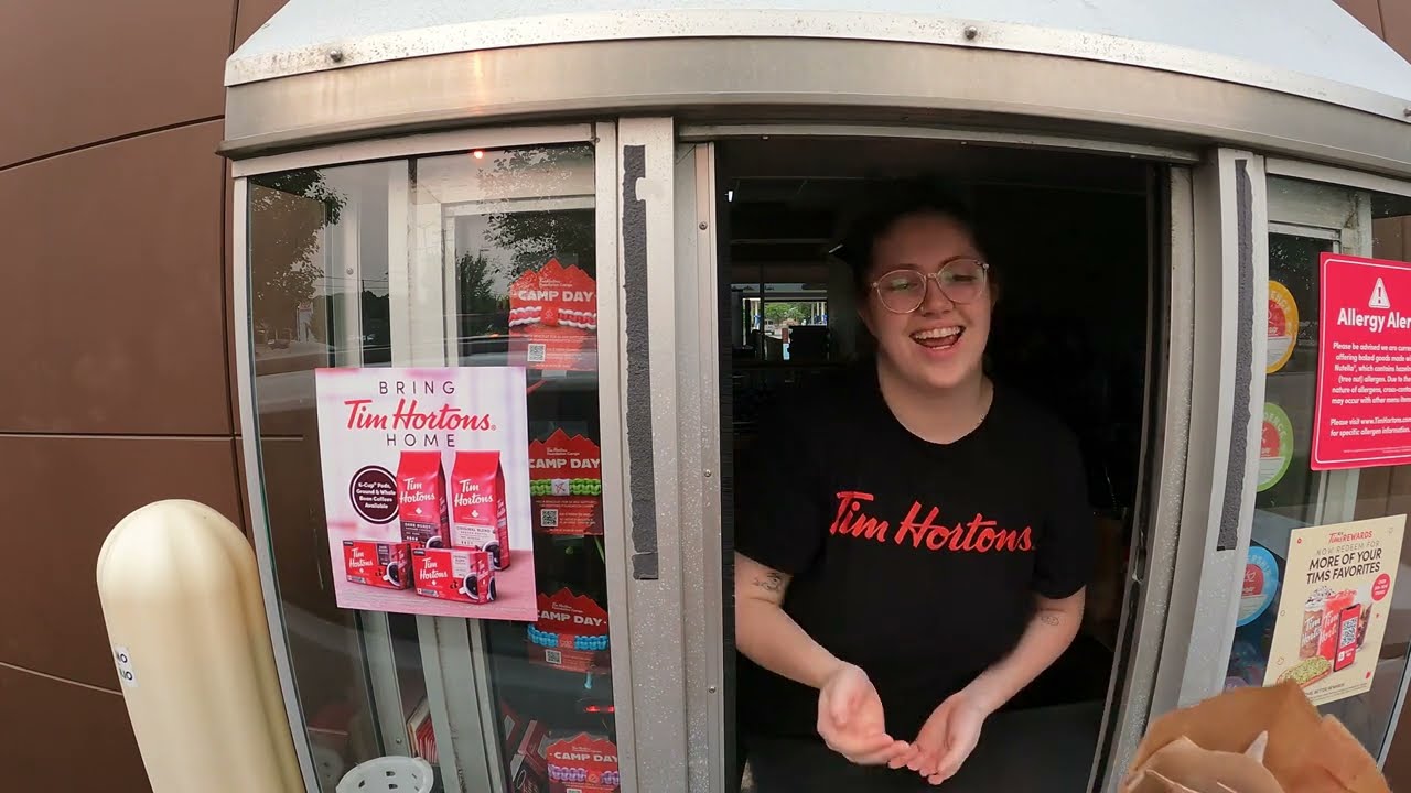 Tim Hortons Drive-Thru, Breakfast Crescents, 3773 Plainfield Ave NE, Grand Rapids, Michigan 1 Aug 23