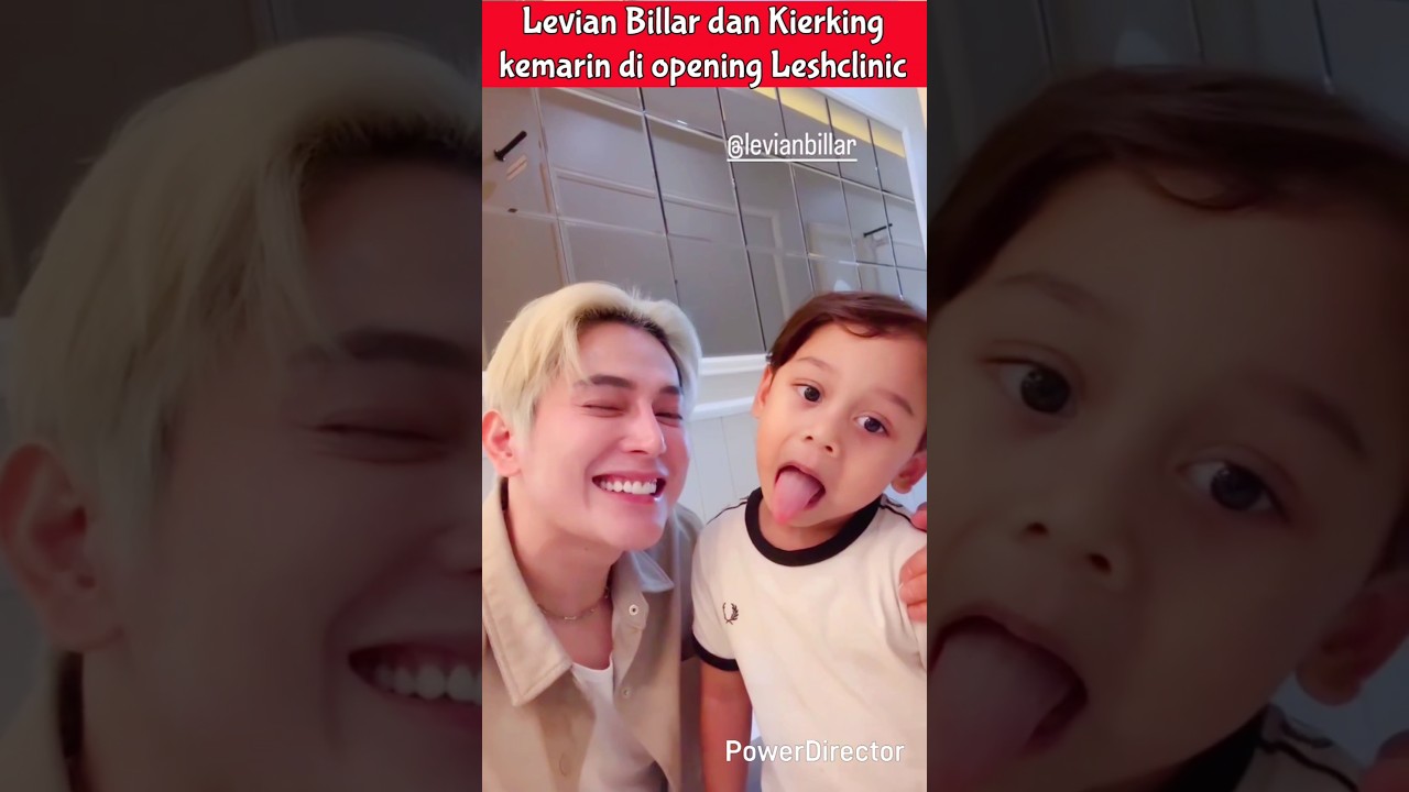 Levian Billar dan Kierking kemarin di grand opening Leshclinic #rizkybillar #lestikejora #leslar