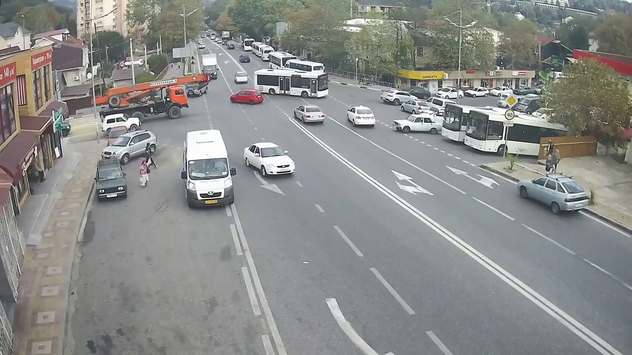 Russian road madness Stupid driving mistakes Part 8 october  2018 English subtitles