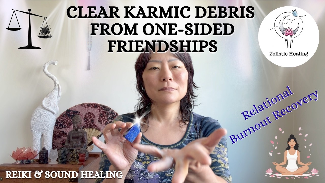 Clear Karmic Debris from One-Sided Friendships | Reiki Energy & Sound Healing