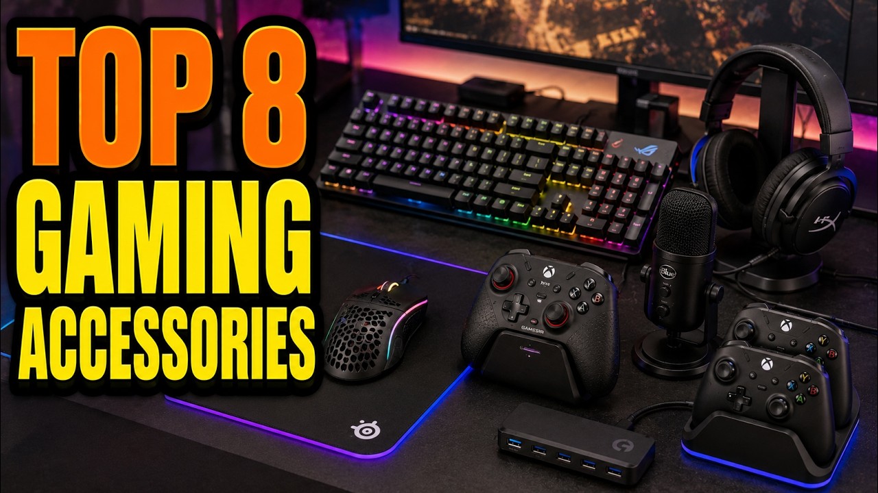 Top 8 Gaming Accessories &ndash; Level Up Instantly