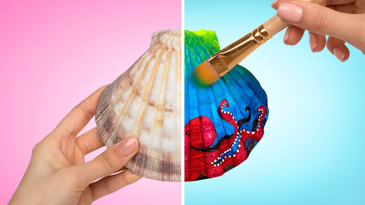 Ozdabiamy muszelki 🐚🎨