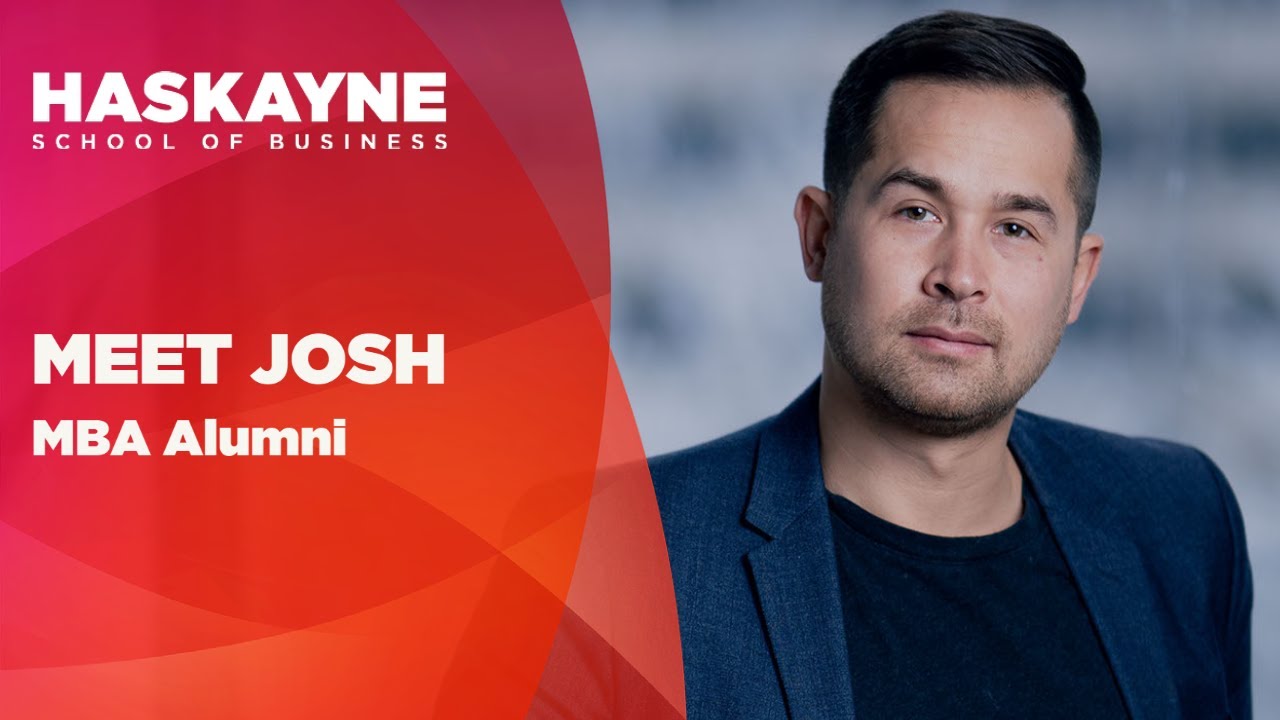 Meet Josh: Haskayne MBA Alumni & COO, Athennian