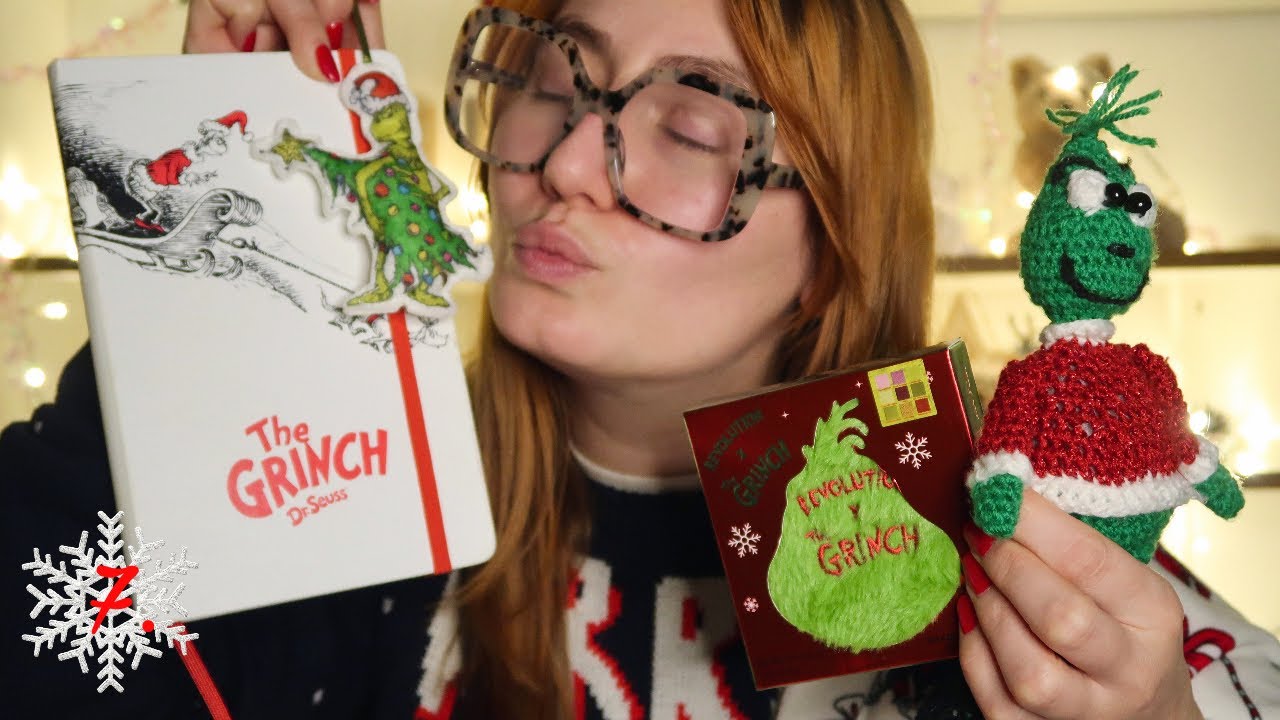 ASMR français | Ma collection du Grinch 💚  Oui je suis très fan ❄️  DAY 7 of 24 days of Christmas