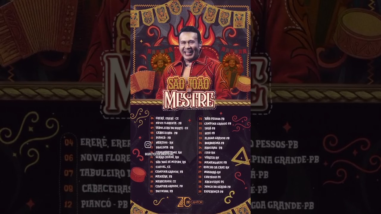 AGENDA DE JUNHO ZE CANTOR