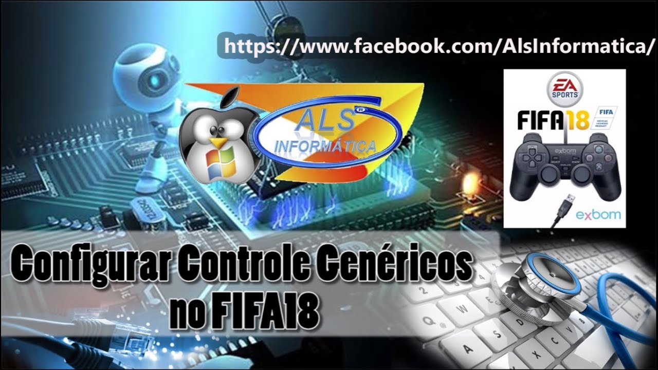 Configurar controle (Joystick) genérico no FIFA 18 para PC (emulador x360ce)