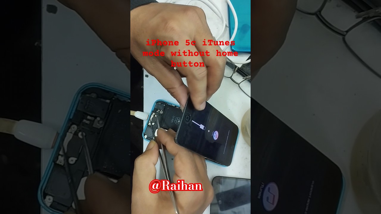iPhone 5c recovery mode without home button #shortsvideo