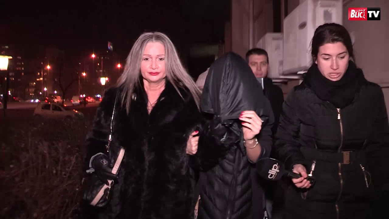 Milica Dabović posle saslu&scaron;anja u policiji