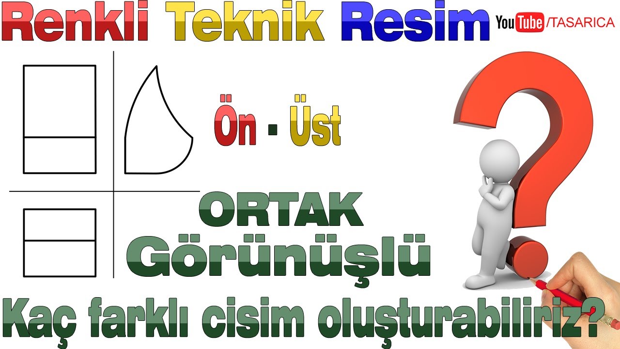 Görünüş Çıkarma ► Ortak Görünüşlü Parçalar ► Renkli Teknik Resim