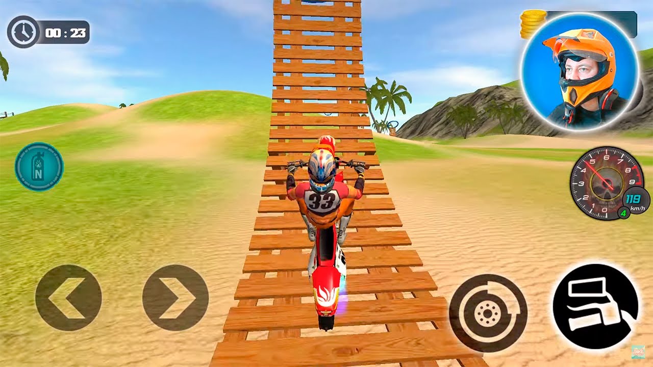 Motocross Beach Bike Stunt Racing Game - #2 Motor Racer Game - Android Gameplay