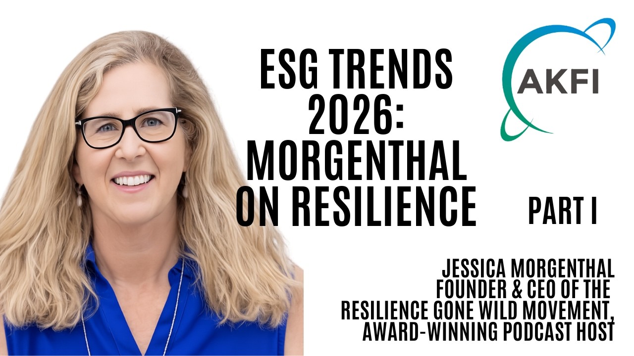 ESG Trends 2026: Morgenthal on Resilience - Part I