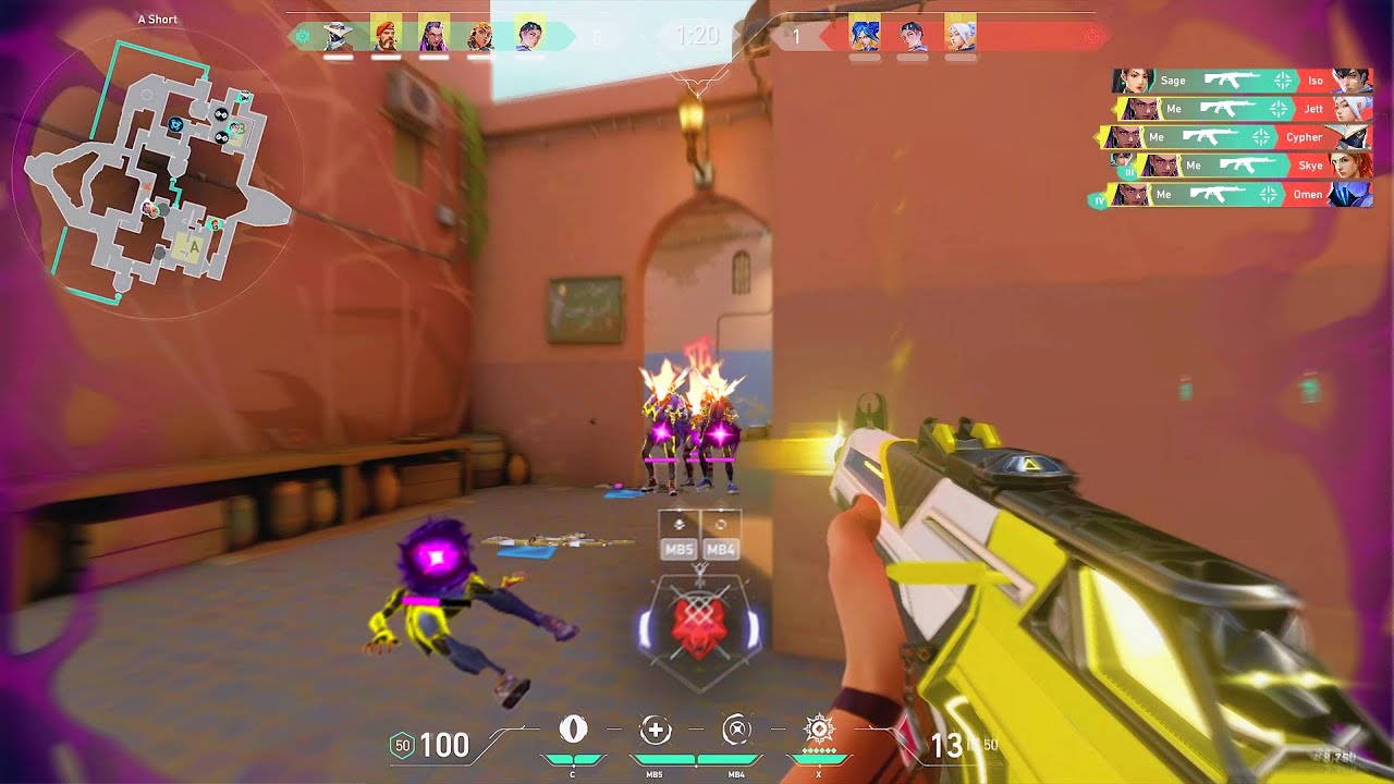 Just an Instalock Reyna with 0.2 1600 DPI