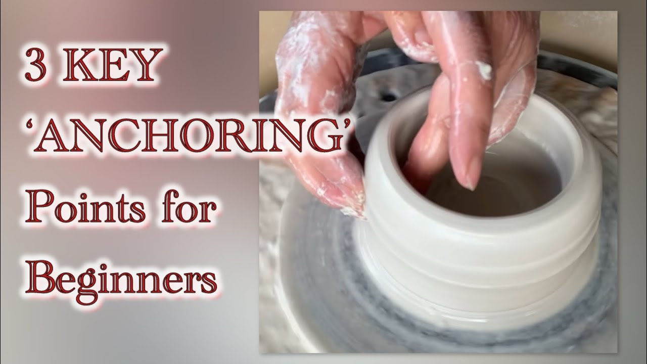 How to Guide for Beginning on the Pottery Wheel! 3 Key POINTS! #tutorial