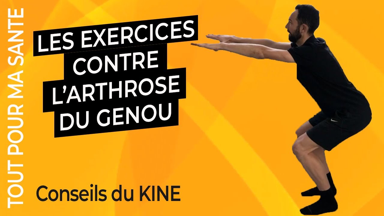 Arthrose du genou : 9 exercices pour se soulager