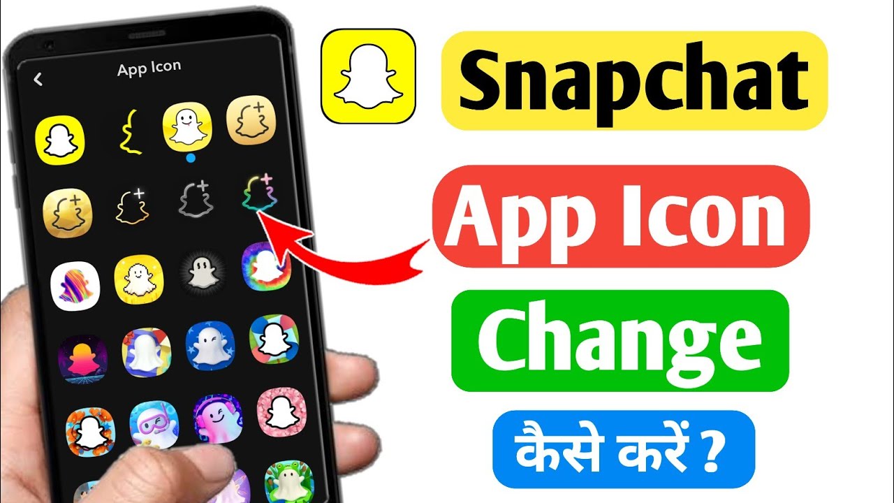 Snapchat App Icon Change | How to change Snapchat logo | Change Snapchat app icon