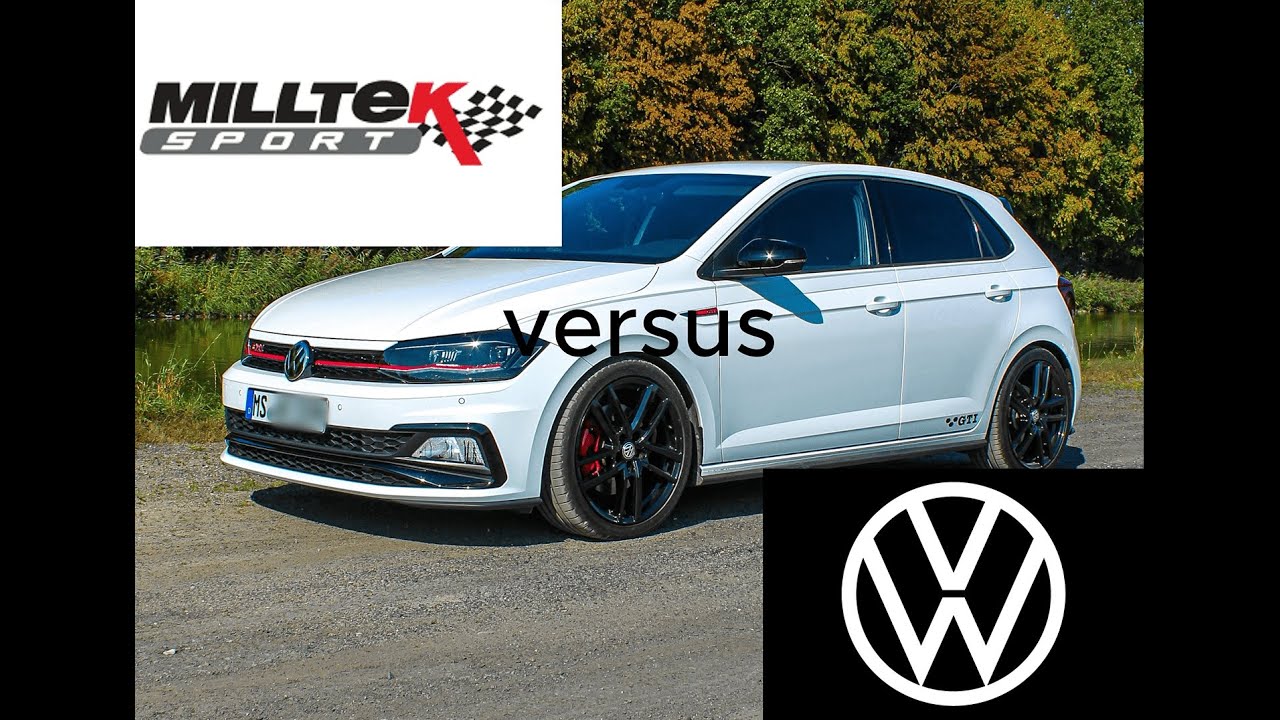 VW Polo GTI AW (OPF) Milltek vs. Original
