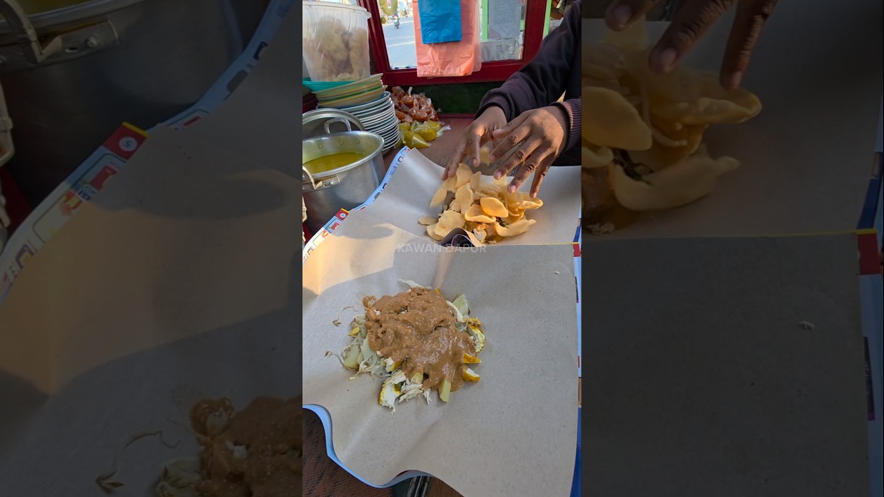 gado gado ayam dikuahin seporsi 15.000 #food #foodie #kuliner #idejualan
