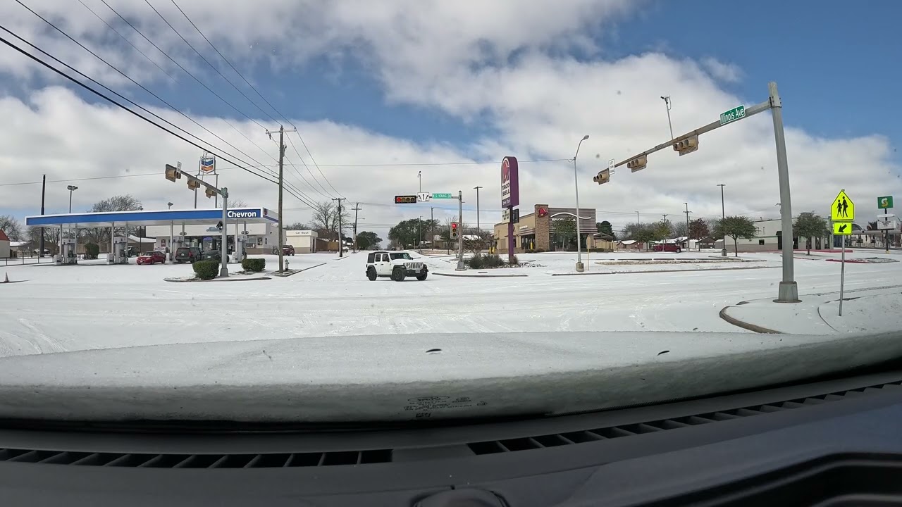 Jan 25 2025 Ice roads ￼ Killeen Texas 