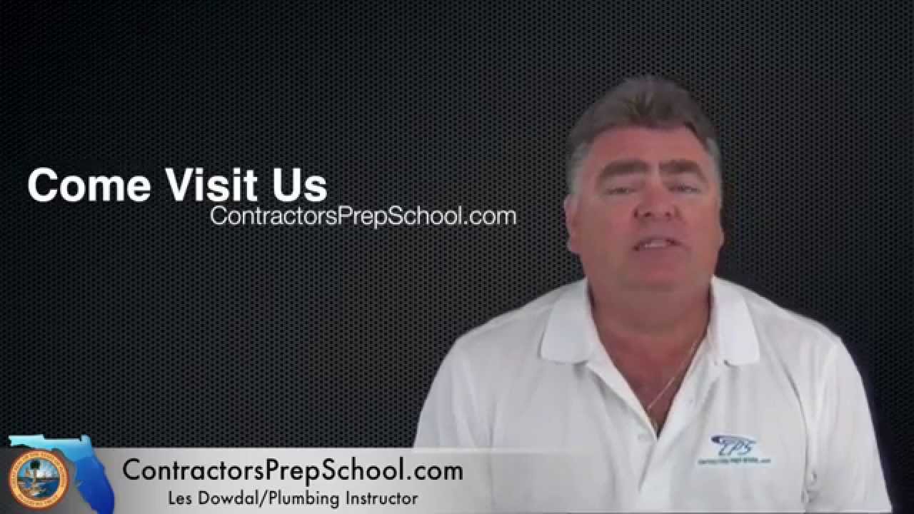 Florida Plumbing Exam