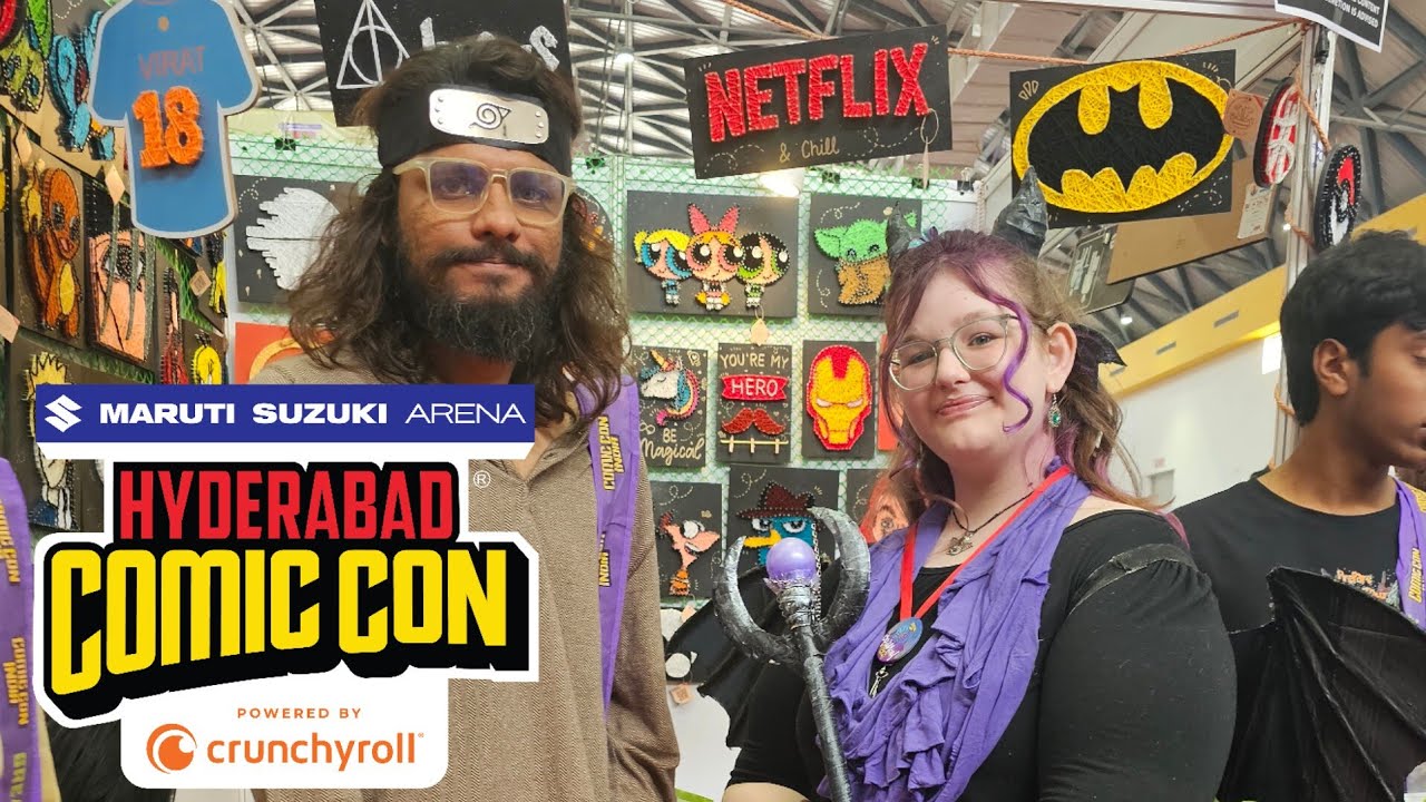 Comic Con Hyderabad 2024 Vlog 😍😍😍