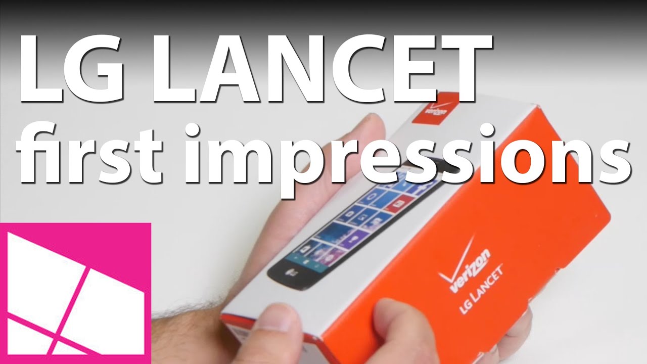 Verizon LG Lancet unboxing & first impressions