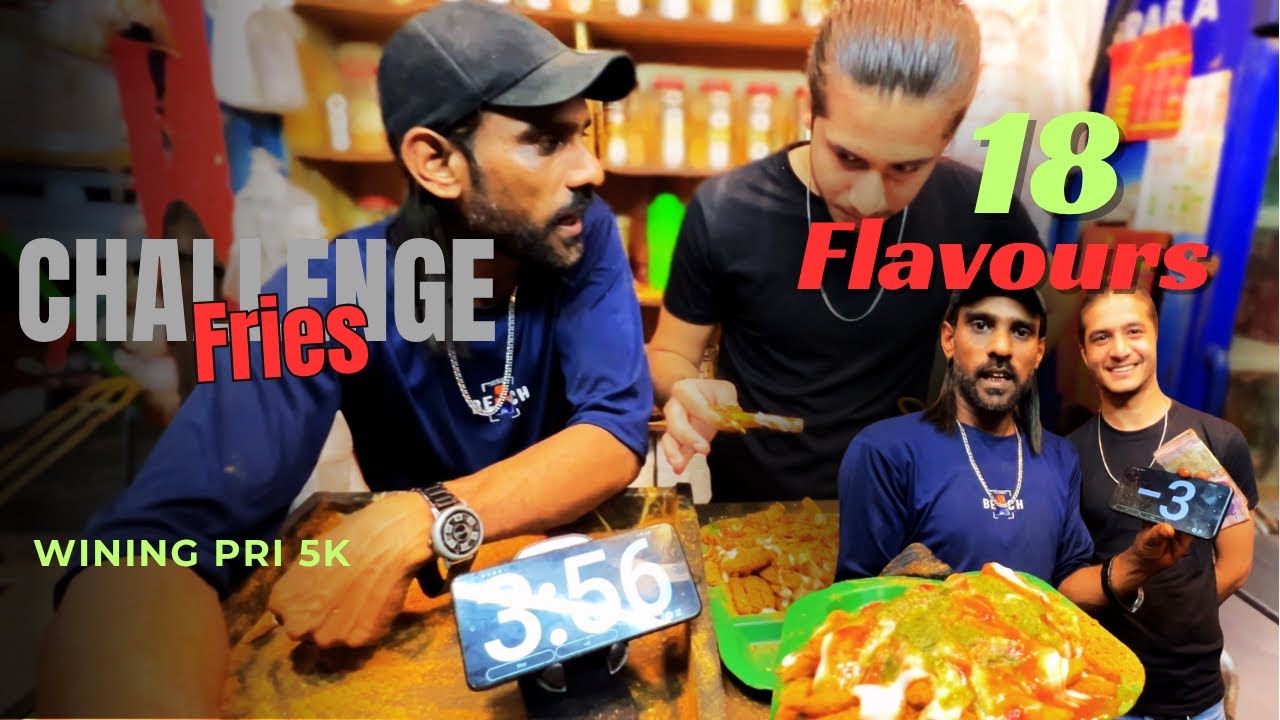 Spicy Master Boy 18 Flavours Fries Challenge  5000Reward