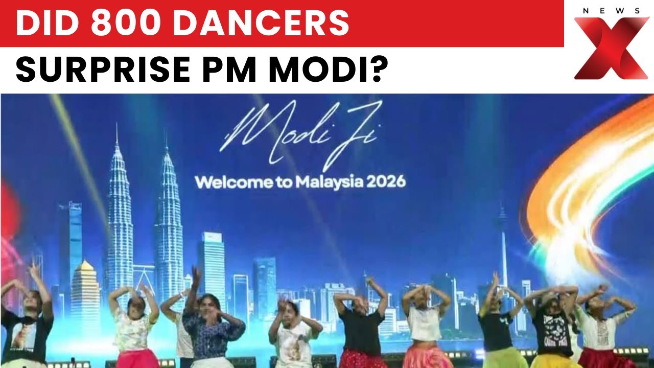 800 Dancers, Perfect Harmony! Modi’s Reaction at Malaysia Event is Viral Worthy