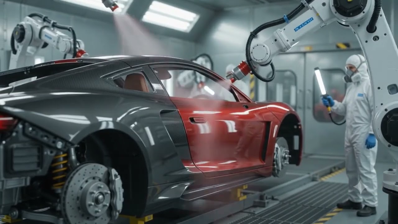 Inside the Ultimate AI Car Manufacturing Factory 🚗 | Hyper-Realistic AI Generated Video