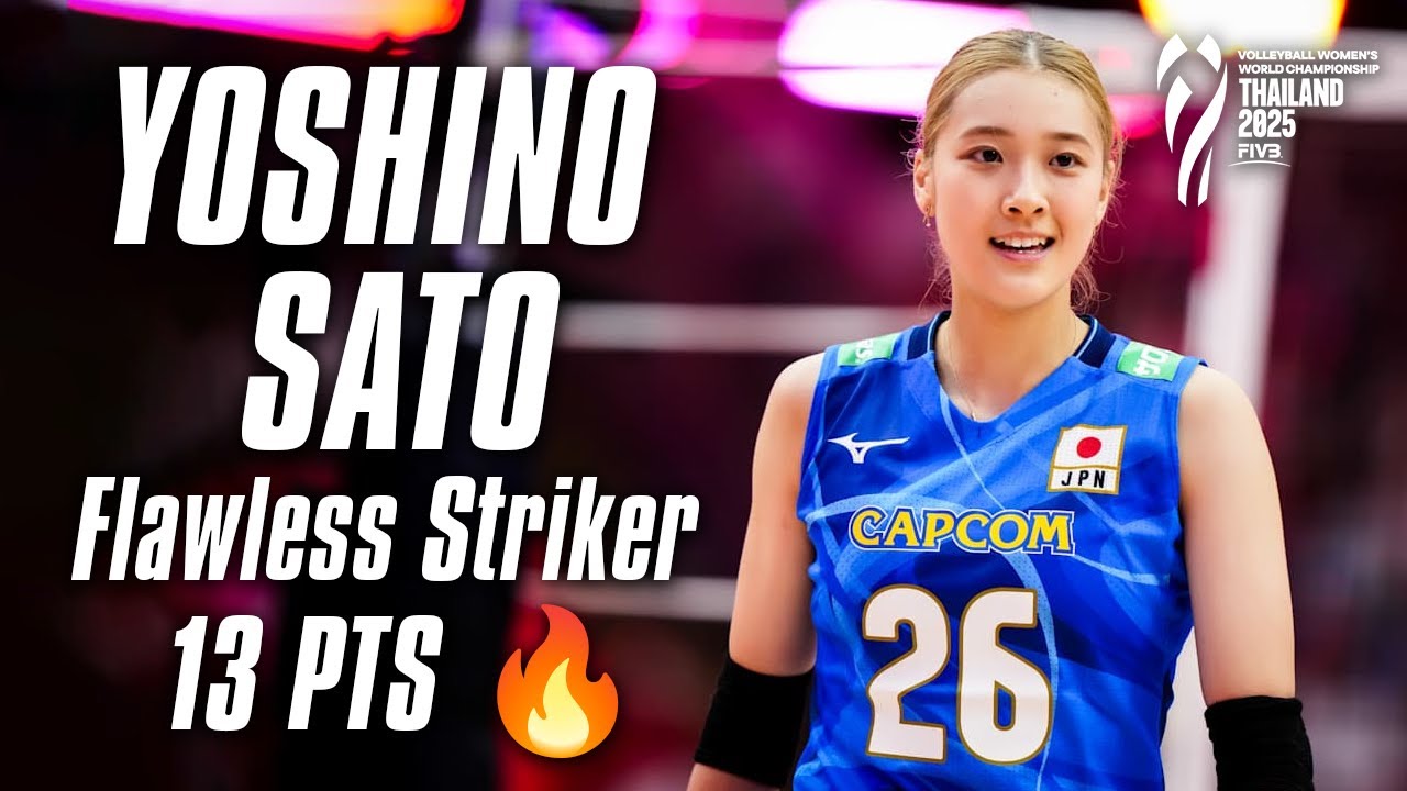 YOSHINO SATO ON 🔥 | Yoshino Sato Highlights vs Serbia 🏐 | World Championship 2025