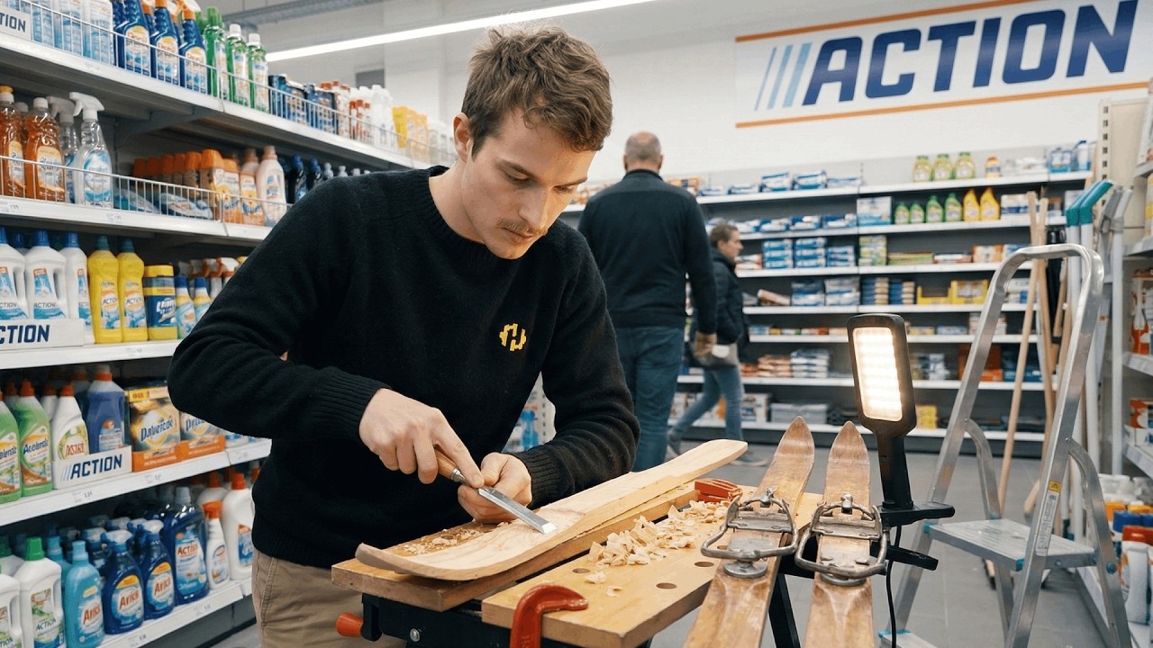 100€ pour fabriquer des skis chez Action !