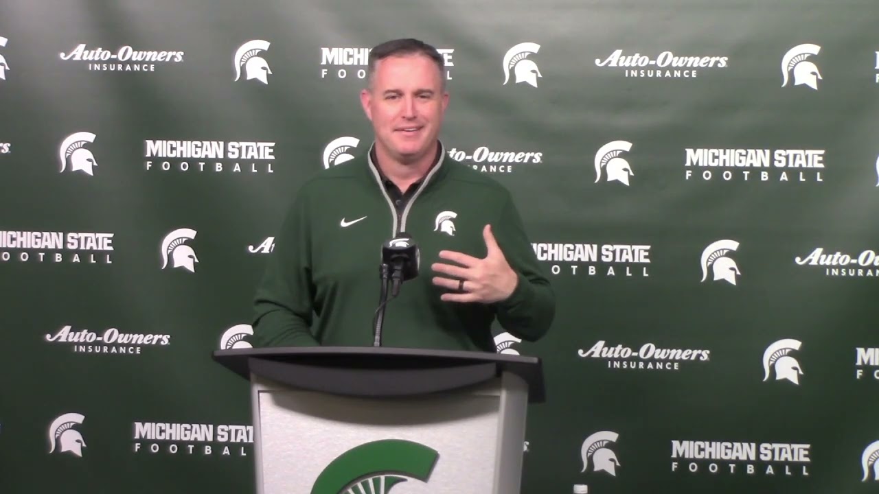 Michigan State football coach Pat Fitzgerald Signing Day press conference