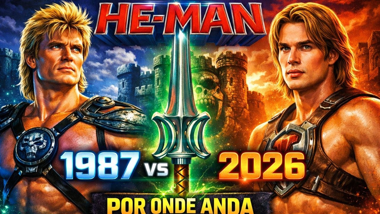 Por onde anda o elenco de Mestres do Universo (1987) e quem são os novos de 2026?