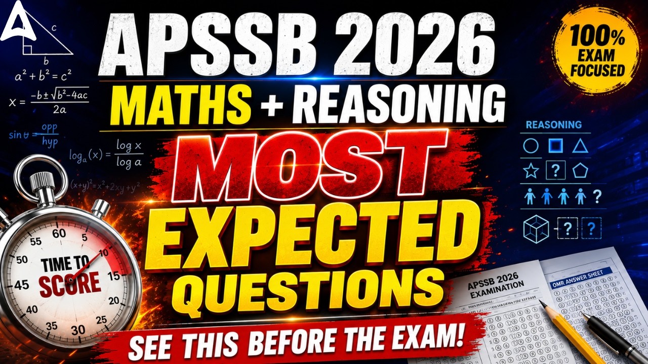 APSSB 2026 Maths & Reasoning Marathon | Most Expected Questions | Complete Strategy for Selection 🚀