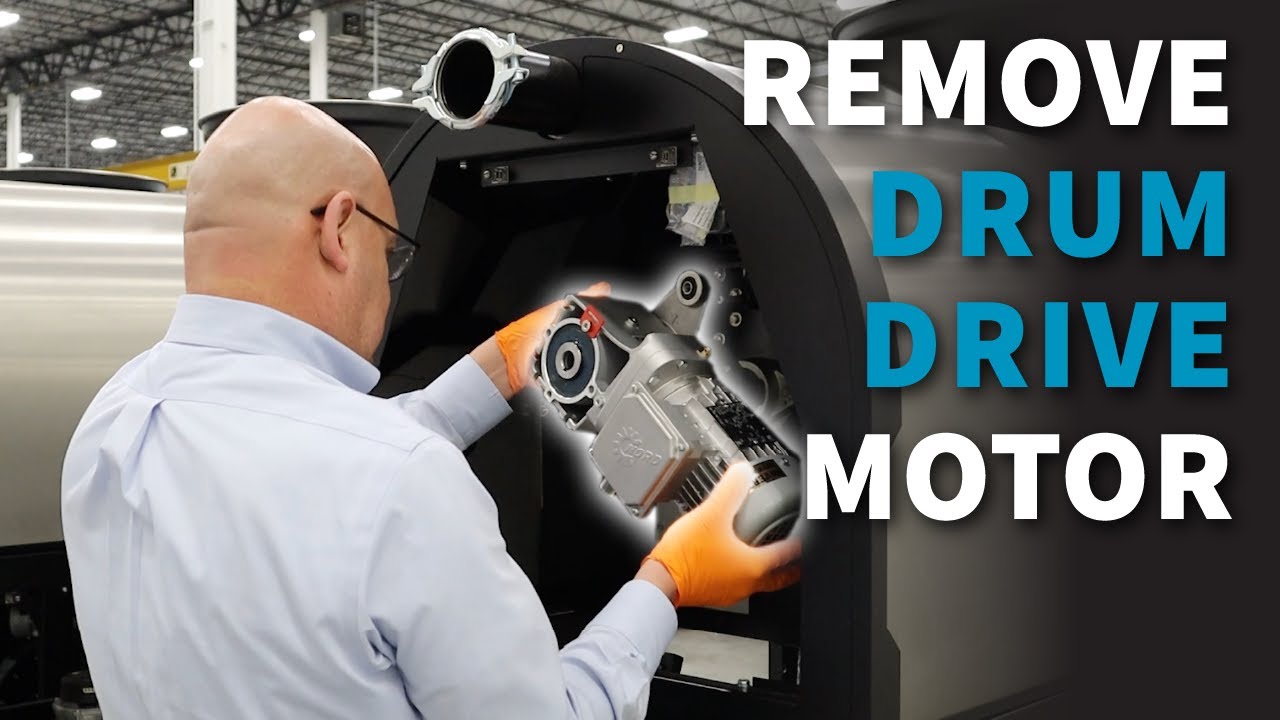 Remove a STUCK Drum Drive Motor from a Probat P Series Roaster