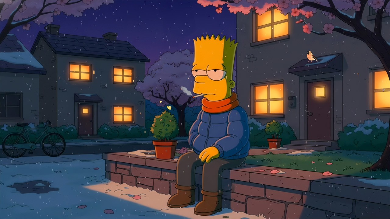 Late Night Chill 🚬 Winter Lofi ❄️ Relaxing Music ~ Beats to Study & Sleep