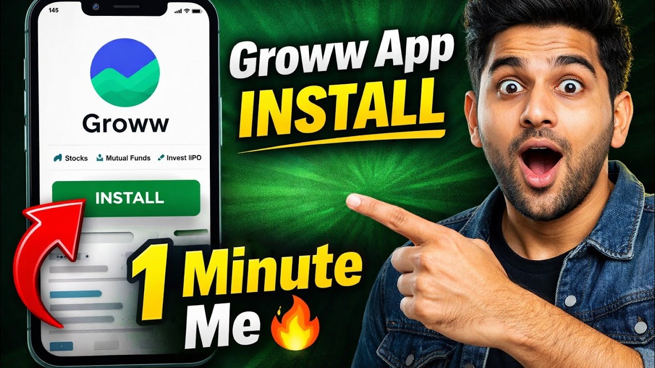 Groww App Kaise Download Kare | Groww App Install Step by Step | groww app for beginners