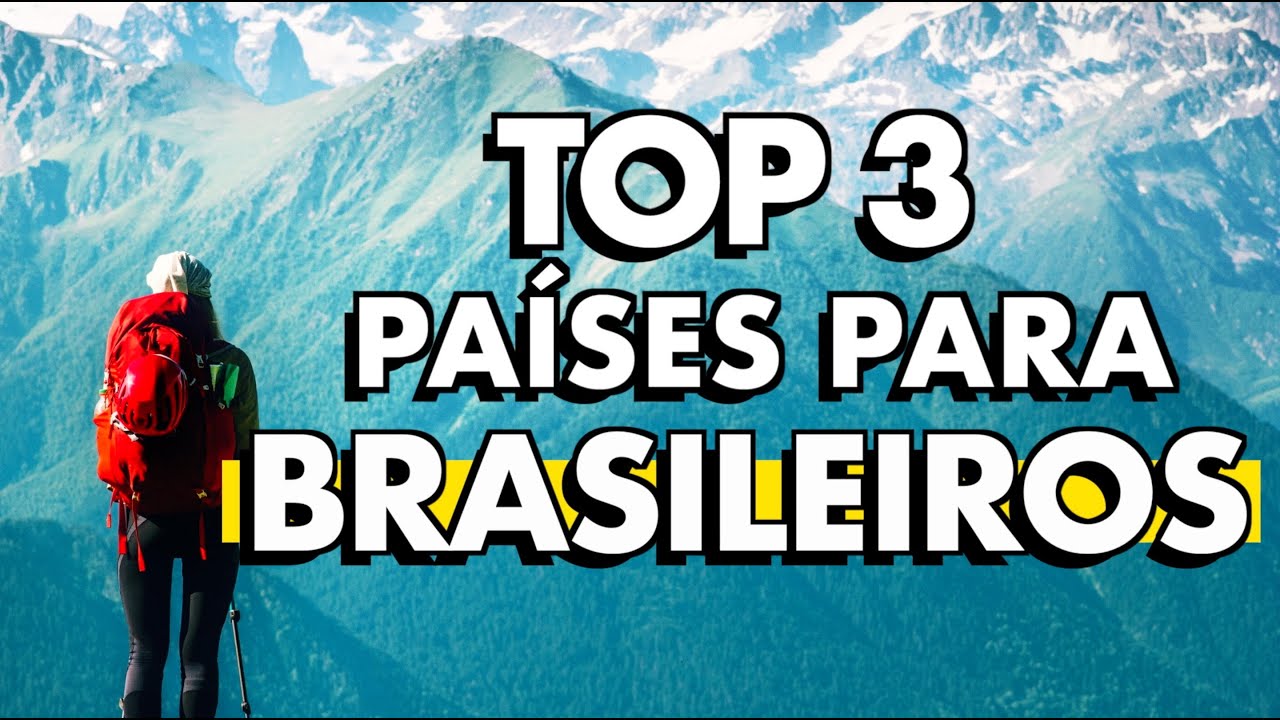 Melhores países para MORAR E TRABALHAR no exterior SENDO BRASILEIRO | Vistos de TRABALHO e ESTUDO