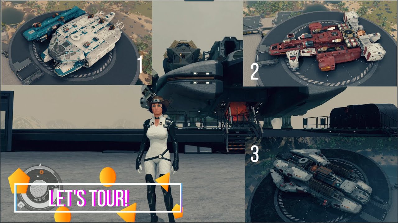 Starfield Tour of Three Custom Ships