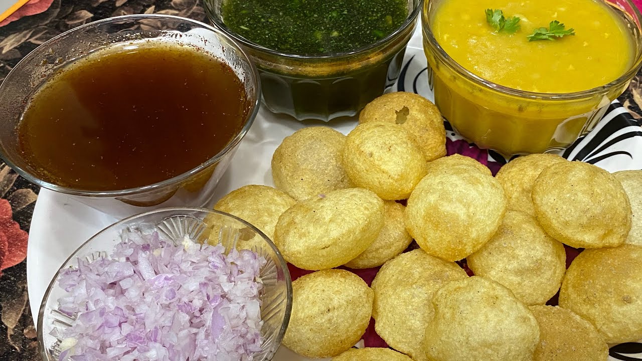 सिंपल पाणीपुरी रेसिपी || Marathi Recipes #panipuri