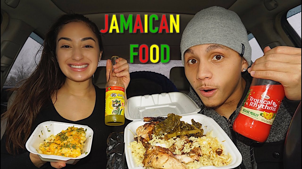 FIRST TIME TRYING JAMAICAN FOOD | JAMAICAN FOOD MUKBANG |